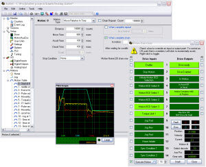 ORMEC's MotionSet Commisioning Software