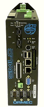 ORMEC's ServoWire Motion & Logic Controller (SMLC) for multiaxis motion and PLC functions 